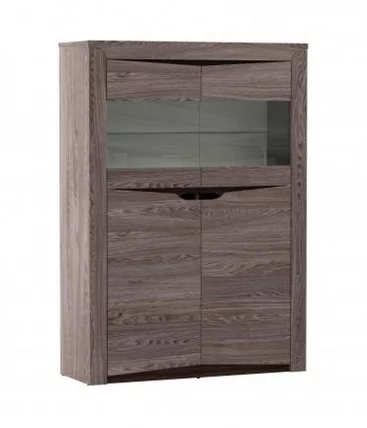 Шкаф комбинированный Лючия 33.15 Ясень анкор темный Венге_0