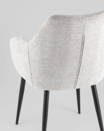 Стул обеденный Катйс светло-серый рогожка / Katys_10