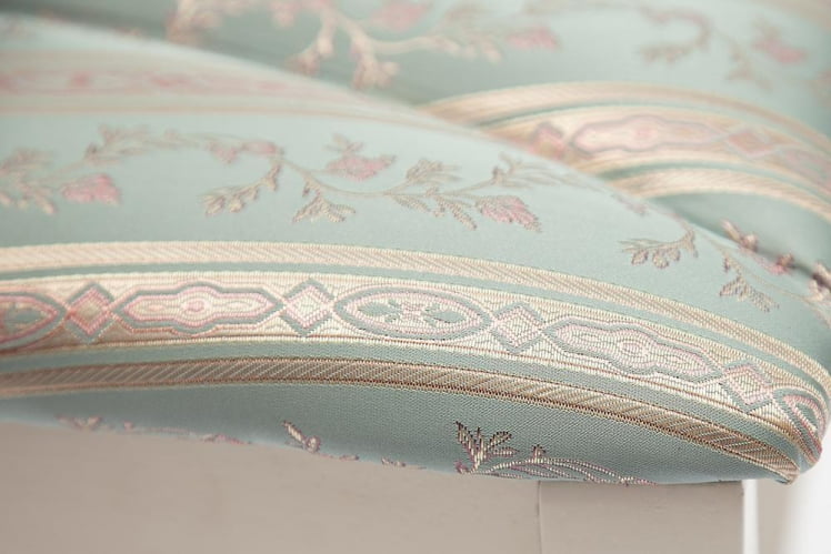 Стул Opera ( OP-SC ) дерево гевея, 45х53х97см, butter white (слоновая кость), ткань бирюзовая (H180-19)_4