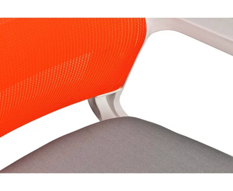 Кресло офисное Бит LB белый пластик Оранжевый_4
