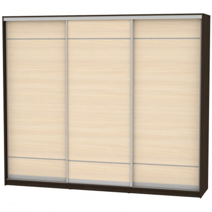 Шкаф-купе Б-230х270х60-3(Венге-ДМ-Д7Д7Д7) / B-230х270х60-3(Венге-ДМ-D7D7D7)_0