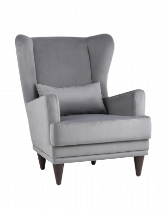 Кресло Скотт велюр Серый_0