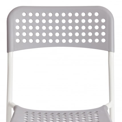 Стул ADDE (mod. C-049) металл/пластик, 39 х 49 х 78 см, Grey (серый) /White (белый)_6
