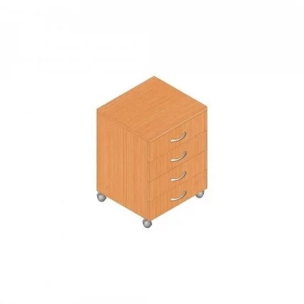 Тумба подкатная Р.Т-4 бук Бавария_0