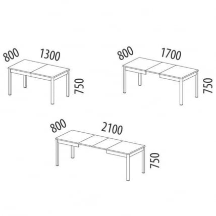 Обеденный стол Орфей 45 Мрамор темный-Оникс_9