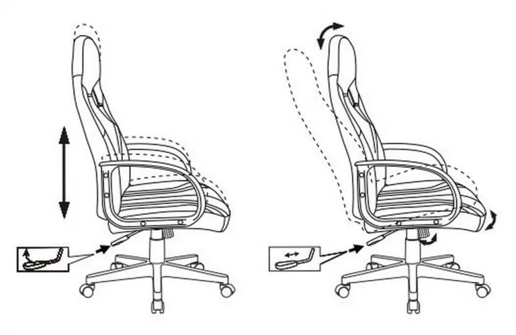 Геймерское кресло Бюрократ ZOMBIE RUNNER Черный-зеленый_5