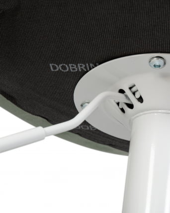 Стул барный DOBRIN TAILOR WHITE Пудрово-мятный велюр MJ9-87_7