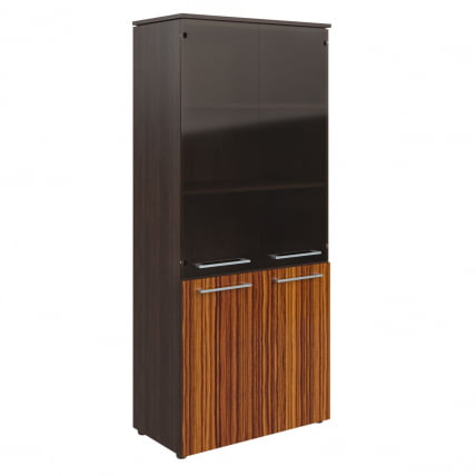 Шкаф комбинированный MHC 85.2 Макассар/Венге Магия_0
