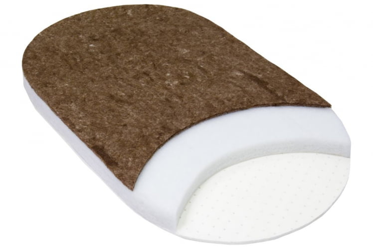 Матрас из ортофайбера с кокосом и латексом Барон Стандарт Классик Овальный_1