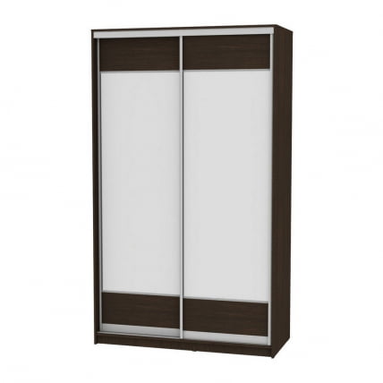 Шкаф-купе B-220х135х60-3(Венге-D8D8)_0