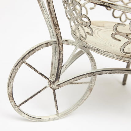 Цветочница Secret de Maison BROUETTE (mod. PL08--7690) металл, 34*40*36см, Античный серый_3