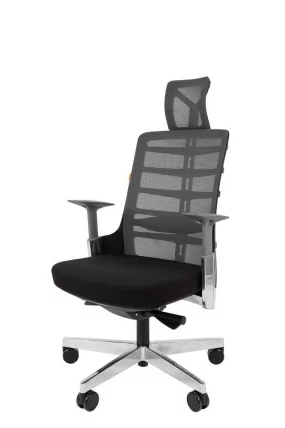 Кресло руководителя SPINELLY Черный-серый_7