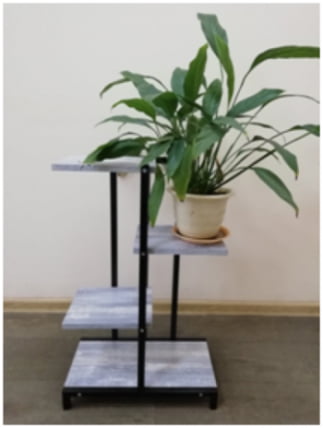 Подставка для цветов №1 71x45 Черный_0