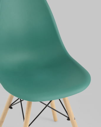 Стул Еамес Стйле ДСВ серо-зеленый 4 шт. комплект (разборный каркас) / Eames Style DSW_9