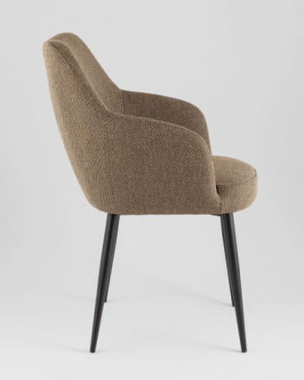 Стул обеденный Катйс оливково-бежевый елочка / Katys_2