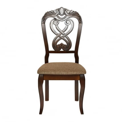 Стул Андромеда/ Andromeda дерево гевея, 47х55,5х107 см, Cappuchino, ткань коричневая S 168-7_8