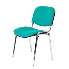 Стул ZP_UP_EChair Rio ИЗО хром ткань зеленая 550731_2