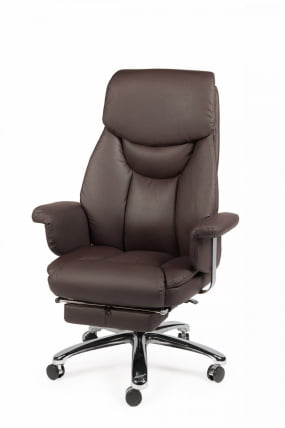 Кресло офисное Парламент H-2021-322 Темно-коричневый_0