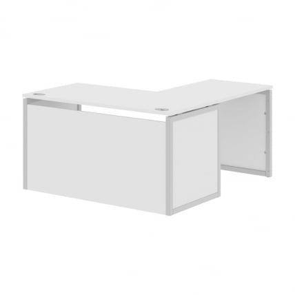 Стол письменный угловой левый XTEN-QP XQPCT 1415H L Белый Серый_0