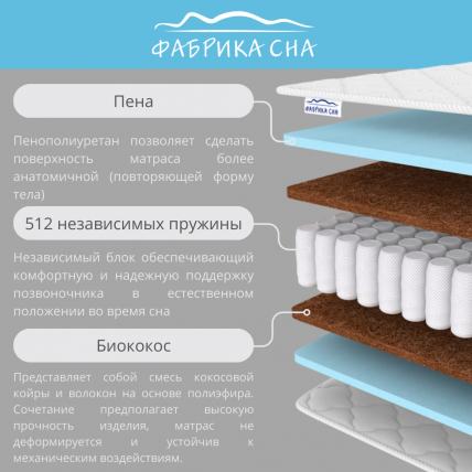 Матрас Sleep Hard 90x195_2