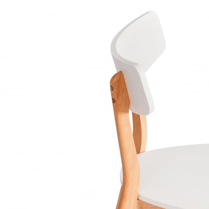 Стул Claire сиденье МДФ, опоры дерево гевея, белый / натуральное дерево, 48 x 49,5 x 81,5 x SH44см_8