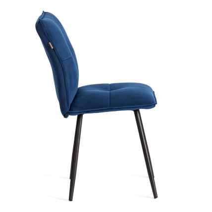 Стул обеденный Sweet LT, велюр, Blue (синий), 41х55х88 см_1