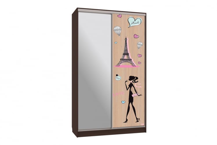 Шкаф-купе Рио 1-600 Амели SK-04R30 венге_0