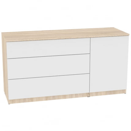 Комод Калисто(K47)699х1352х468PUSHtoOPEN(ДСС-Белый)_0