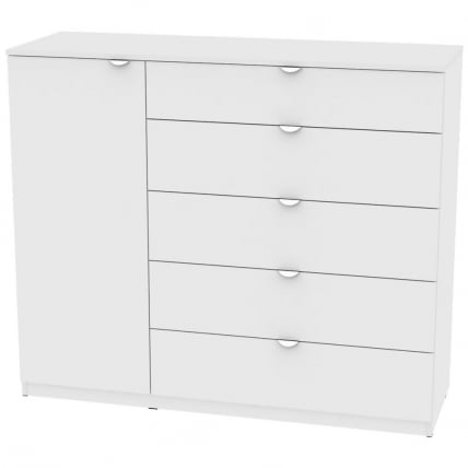 Комод Калисто(K40)1147х1352х468ручкаторцеваяTR-2(Белый)_0