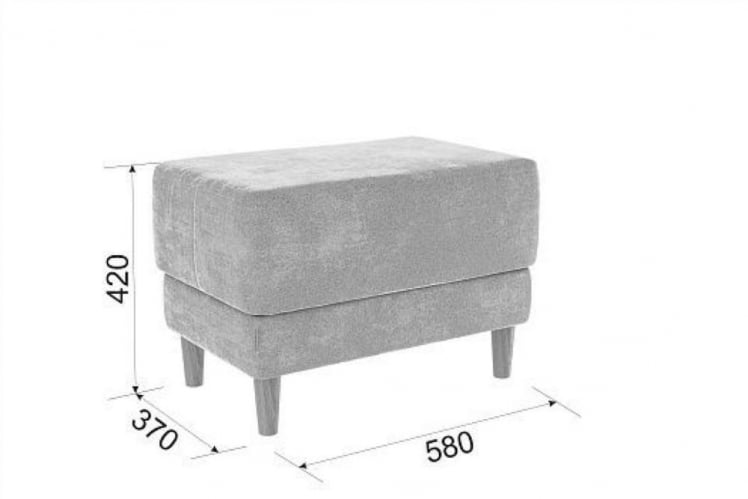 Пуф Рондо 2 PM-005.2 топаз (велюр)_1