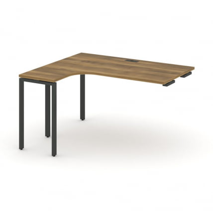 Стол-приставка к опорной тумбе/шкафу (левый) CONCEPT CN.OSAPR-006(L) Сандал Янтарный Черный_0