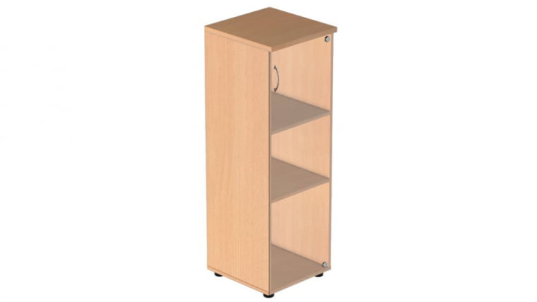 Шкаф для документов с прозрачными стеклами Р.Пс-3СБ Дуб Сонома светлый_0