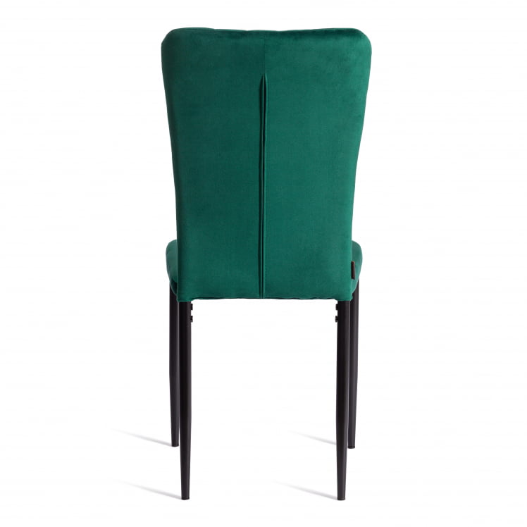 Стул VERTER (mod. BC577-DC) металл, флок, 41 х 52 х 95 см, Green (зеленый) HLR56 / черный_3