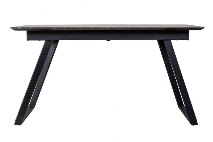 Стол Пеле раздвиж. 120-160 Темный мрамор/Бабочка_1