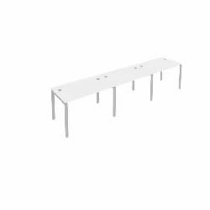 Рабочая станция на 3 раб.места Metal System Б.СМ-3.2 Белый/Серый_0