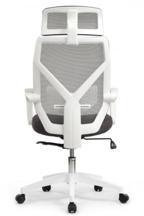 Кресло Oliver RCH W-203AC Белый пластик/Серый_3