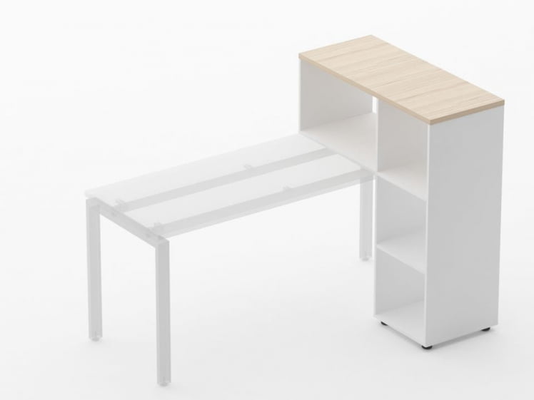 Стеллаж к столу Deka 9.06.10 Туя/Белый_1