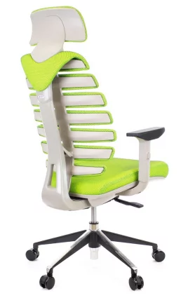 Эргономичное кресло Ergo Black ткань Салатовый_3