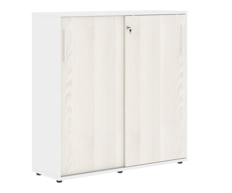 Шкаф с дверьми-купе EDIS EMC 1343 Ясень Траун Белый Белый_0