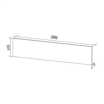 Стеновая панель высокоглянцевая СП 10 Аврора_1