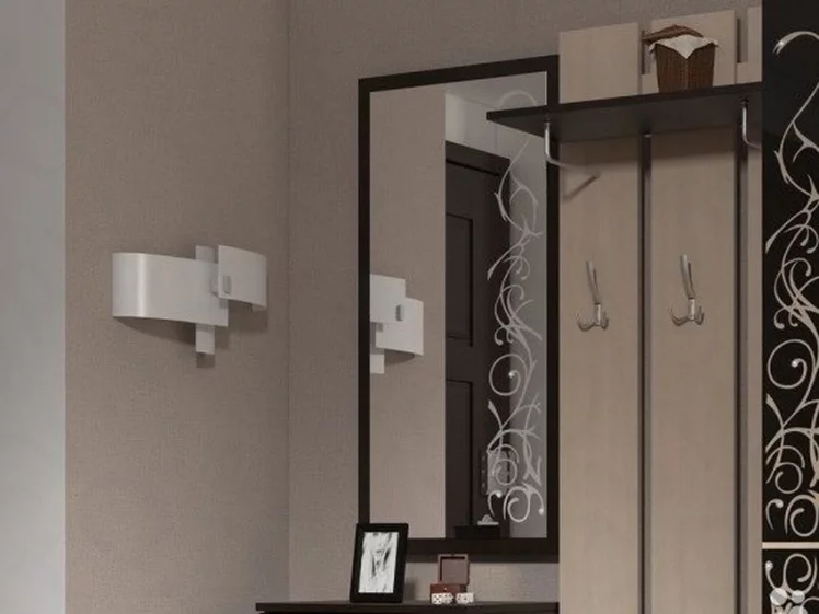 Зеркало навесное Юнона-2 ЗН-06 Венге - Дуб молочный_1