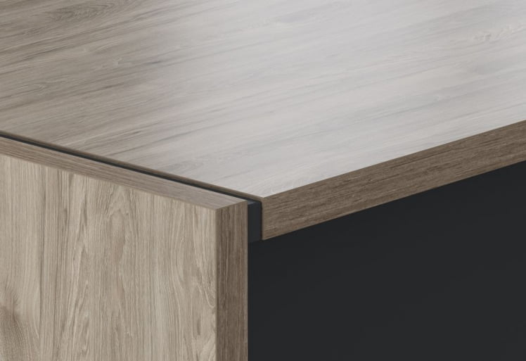 Кабинет руководителя MORRIS TREND комплект №4 Сосна Нордик Антрацит_1