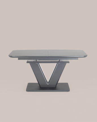 Обеденный стол Вильнюс раскладной 160-200x90 Серый_2