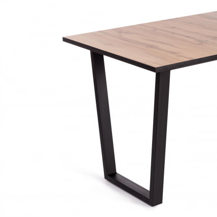 Стол COSTA ЛДСП/HPL/металл, 120 х 80 х 75 см, Северная сосна/черный_3