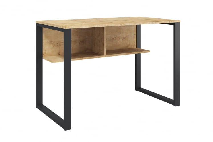 Стол письменный Клио, дуб бунратти/черный_0