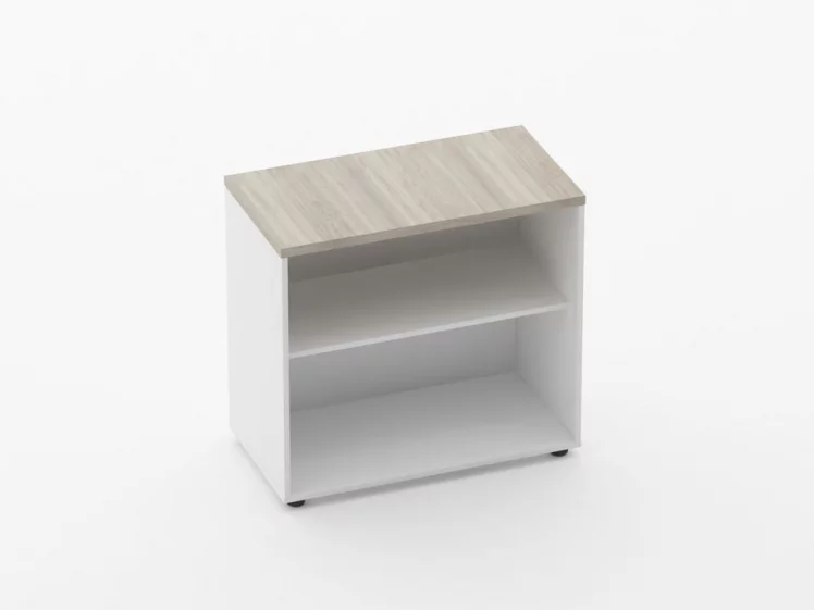 Тумба открытая Deka 9.01.08 Дуб Сантана светлый/Белый_0