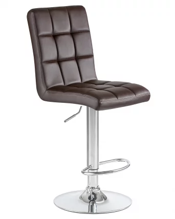 Стул барный DOBRIN KRUGER Коричневый_1