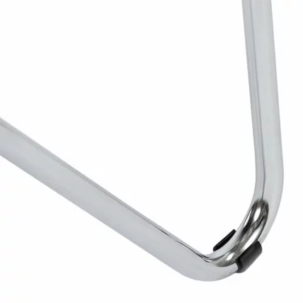 Кресло для приемных Samba хром кожзам Черный_8