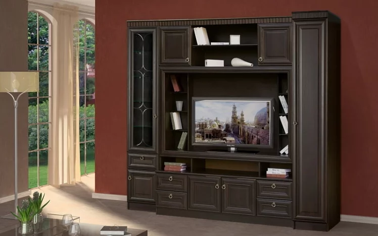 Шкаф для одежды Инна 614 Денвер темный_3