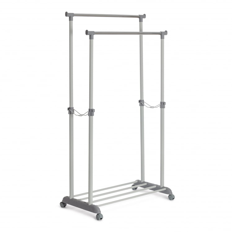 Вешалка JET металл, пластик, 86*44*166 см, темно-серый/светло-серый/хром_0